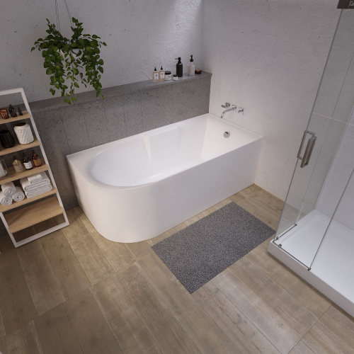 Ванна акриловая Grossman Cristal GR-2201R 150х75 пристенная прямоугольная с ножками - фото 3